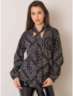 Blúzka DHJ BZ 12182 4.31P čierna a béžová