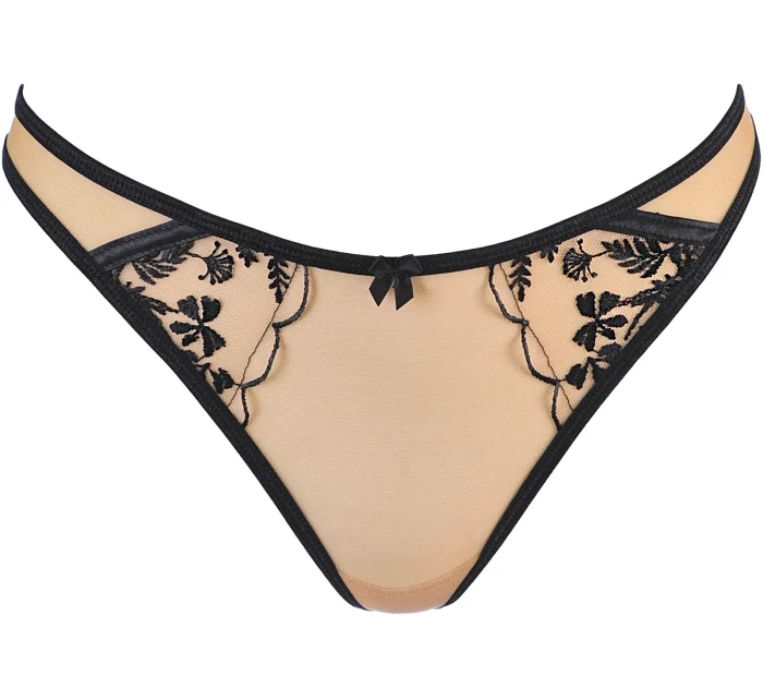 Špagát V-10808 béžovo-čierny - Axami