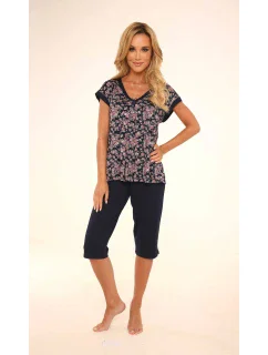 Dámske pyžamo DE LAFENSE 491 Mia kr / r 3XL