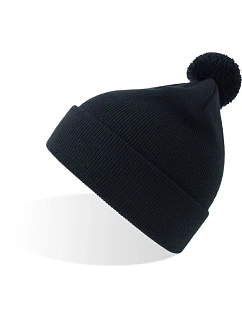 Kid WindS Dětská pletená čepice s bambulí navy model 22456285 - Atlantis Headwear