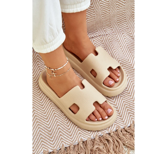 Pěnové Pantofle S Béžové model 21683475 - Boto Pěnové Pantofle S Béžové model 21683475 - Boto