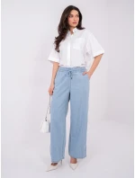 Spodnie model 21818913 jasny niebieski - FPrice Spodnie model 21818913 jasny niebieski - FPrice