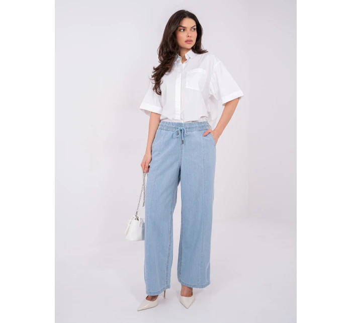 Spodnie model 21818913 jasny niebieski - FPrice Spodnie model 21818913 jasny niebieski - FPrice