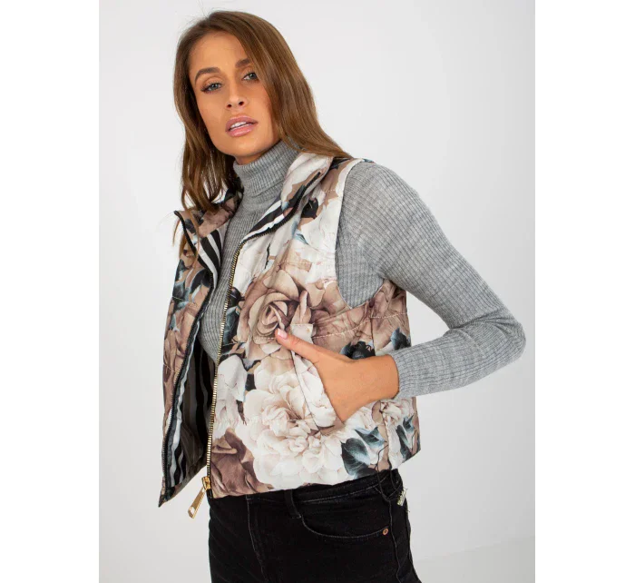 Dámska vesta RV KZ 11445.98P béžová Dámska vesta RV KZ 11445.98P béžová