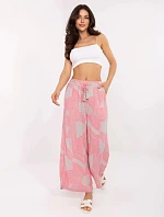 Nohavice D73771M62237G ružové - FPrice