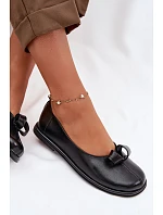 Dámske kožené poltopánky 379 black - Zazoo