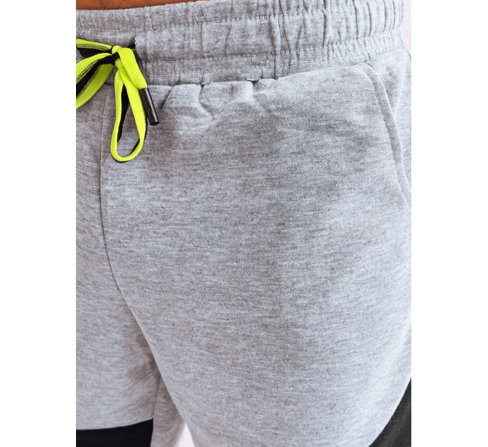 FashionStreet pánske svetlosivé teplákové šortky SX2248