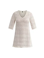 Dámské plážové šaty model 22206189 DRESS bílá - DIM Dámské plážové šaty model 22206189 DRESS bílá - DIM