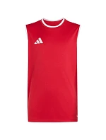 Adidas Entrada 26 detské tričko bez rukávov červené KB3937