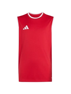 Adidas Entrada 26 detské tričko bez rukávov červené KB3937