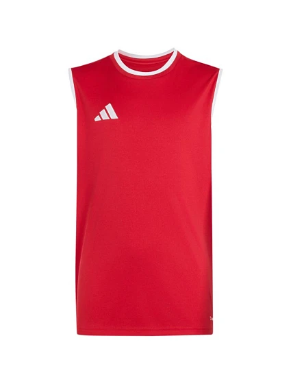 Adidas Entrada 26 detské tričko bez rukávov červené KB3937