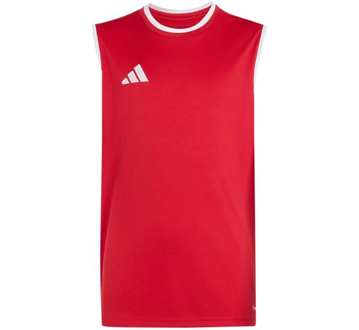 Adidas Entrada 26 detské tričko bez rukávov červené KB3937
