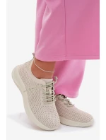 Materiálové Dámské Sportovní Boty Béžové model 22031712 - EVENTO