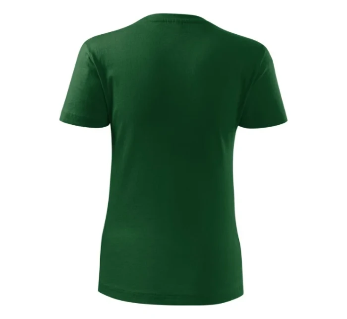 Classic New tričko dámské lahvově zelená