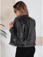 Dámská kožená bunda ramones černá model 21991867 - Dstreet