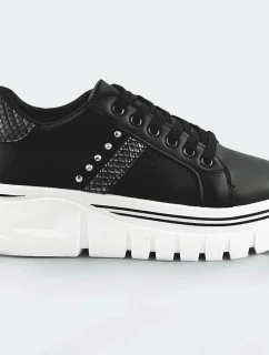 Černé dámské tenisky sneakers model 17270329