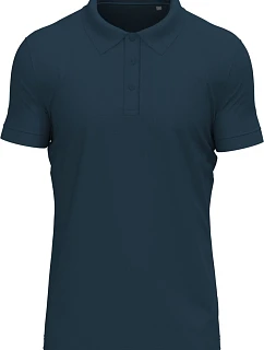 Stretch Polo Pánské elastické piqué polo z těžké bavlny blue model 22478327 - Stedman