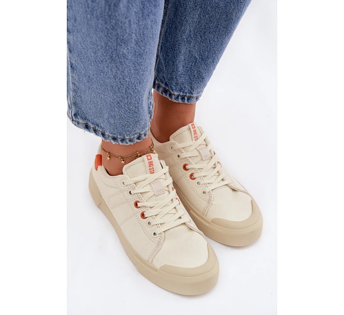 Dámské tenisky Big Star NN274445 Memory Foam System Béžové