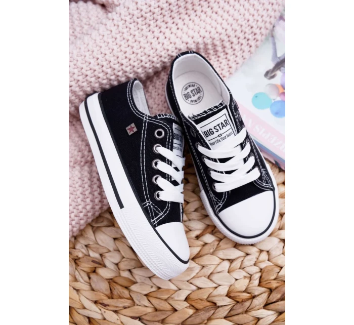 Detské klasické tenisky Big Star - čierne