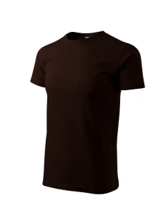 Ťažké nové tričko unisex káva