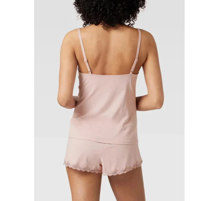 Dámske pyžamo - QS6820E TQO - staroružová - Calvin Klein