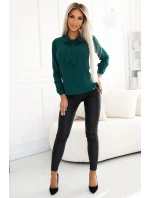 Dámska blúzka 140-24 Tmavo zelená - Numoco