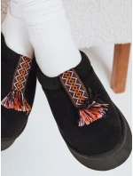 Dámské zateplené žabky černé Dstreet model 21994321 - FashionStreet