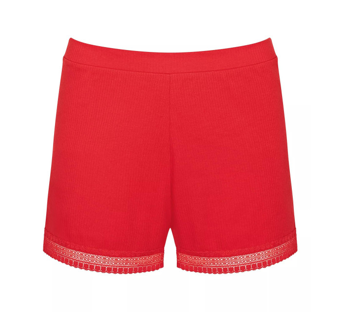 Dámske šortky GO Ribbed Short - CAMPARI - červené 0024 - SLOGGI