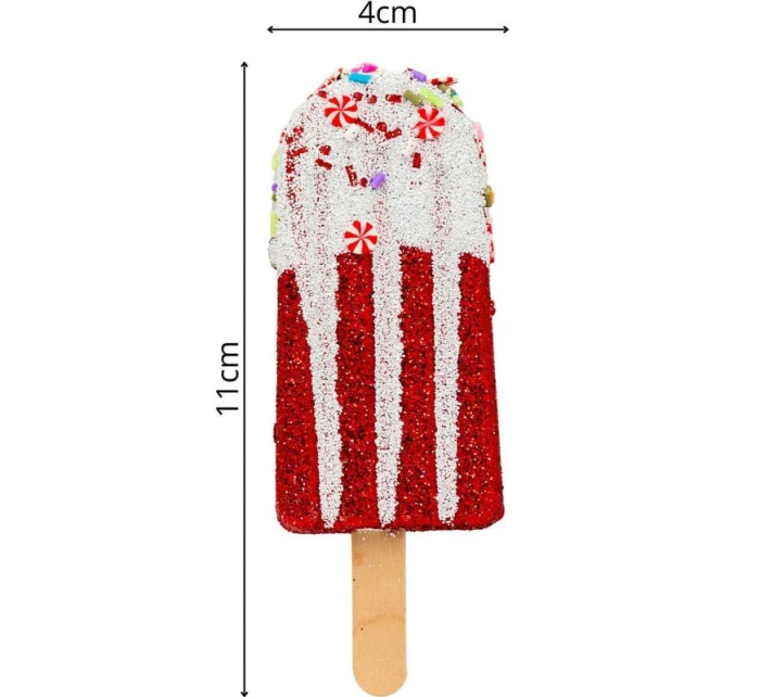 DEKORACJA BOMBKA CZERWONY model 21833533