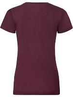 Russell Athletic 108F Dámske tričko Pure Organic 10.108F bordová