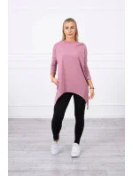 Mikina s potiskem kola tmavě růžová Mikina s potiskem kola tmavě růžová