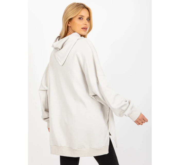 Dámská mikina TW BL model 18140319 světle šedá - FPrice Dámská mikina TW BL model 18140319 světle šedá - FPrice