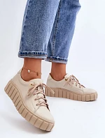 Dámska športová obuv 2919 Beige - ZAZOO.