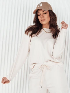 Dámska mikina LURION ecru FashionStreet BY1265