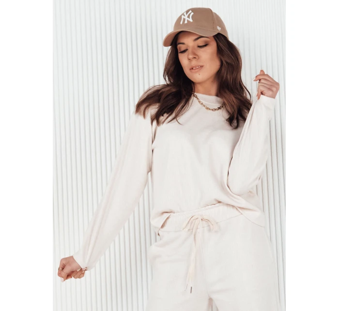 Dámská mikina ecru Dstreet model 21972896 - FashionStreet