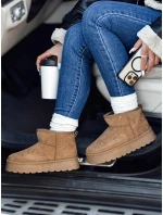 Dámské sněhule na platformě béžové Dstreet model 21992167 - FashionStreet