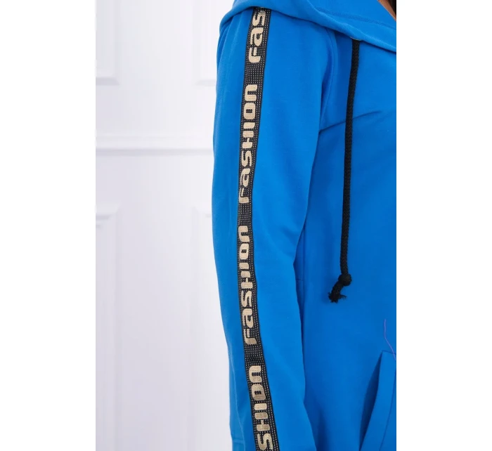 Mikina se zipem na zádech z džínoviny Mikina se zipem na zádech z džínoviny