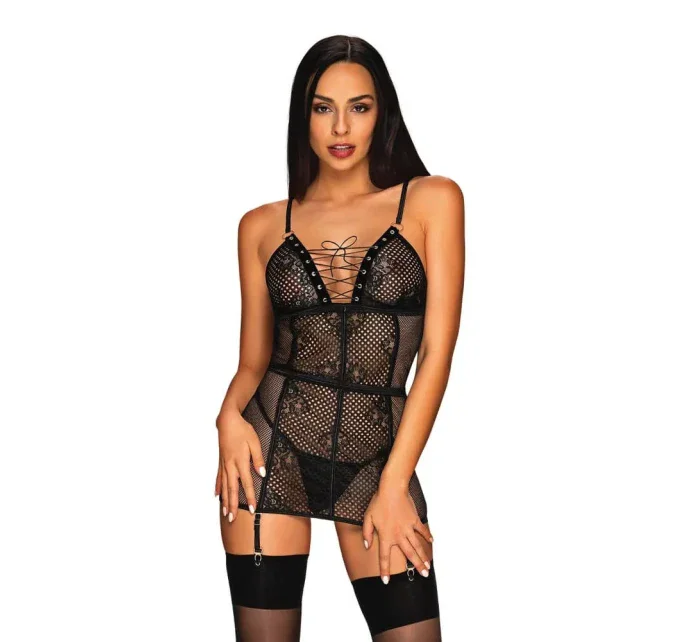 Pikantná košieľka Basitta chemise - Obsessive Pikantná košieľka Basitta chemise - Obsessive