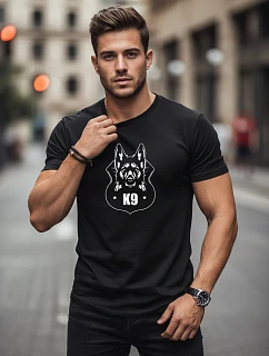 Pánske tričko s potlačou K9 NX082R