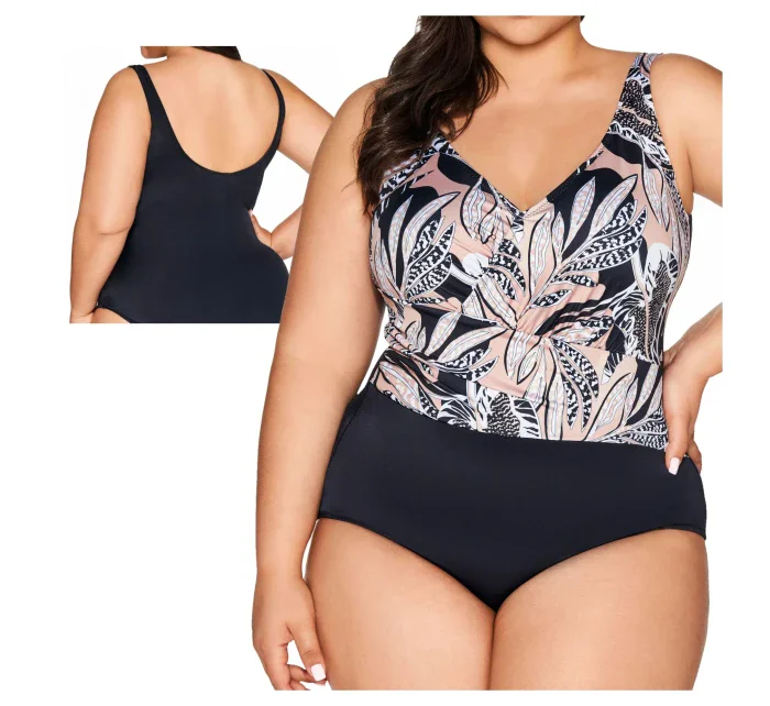 Dámské jednodílné plavky 61 black - AVA Dámské jednodílné plavky 61 black - AVA