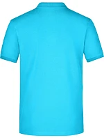 JN 710 Pánské elastické piqué polo model 22488630 turquoise - Daiber