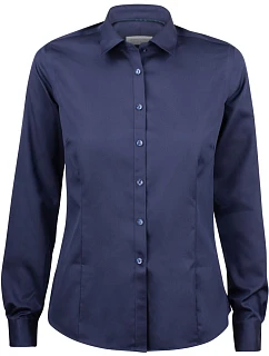 J.Harvest & Frost 01 Regular Women Nežehlivá halenka s dlouhým rukávem navy model 22454225