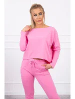 Souprava s oversize halenkou světle růžová Souprava s oversize halenkou světle růžová