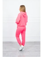Súprava mikiny s kapucňou ružová neónová Súprava mikiny s kapucňou ružová neónová