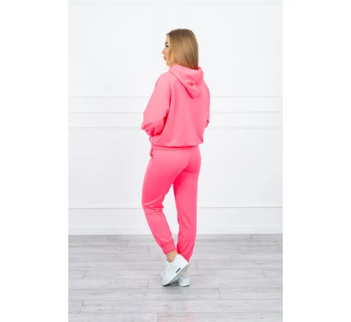 Súprava mikiny s kapucňou ružová neónová Súprava mikiny s kapucňou ružová neónová
