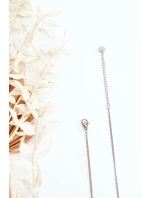 Dámský stříbrný řetízek z nerezové oceli Dámský stříbrný řetízek z nerezové oceli