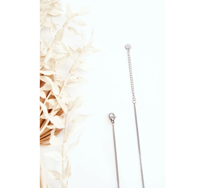 Dámský stříbrný řetízek z nerezové oceli Dámský stříbrný řetízek z nerezové oceli