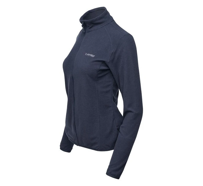 Dámska fleecová mikina Damis II FULL ZIP W 92800621589 tmavomodrá - Hi-Tec