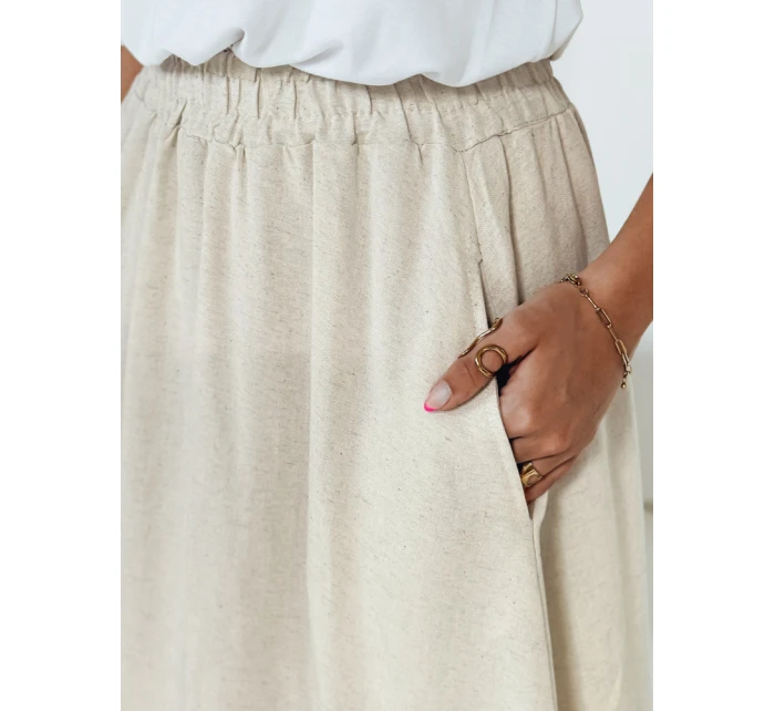 CISTAL sukňa béžová FashionStreet CY0452