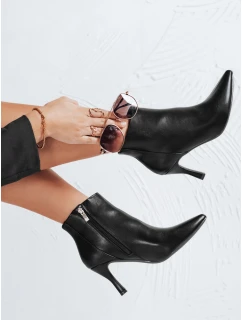 Dámské kozačky na podpatku černé Dstreet model 21993538 - FashionStreet